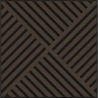 Mexen Linea 08 akusztikus fali panel 60 x 60 cm (4db), 9 mm filc, műszaki furnér, Mocca Tölgy - S110-60607-08-045