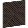 Mexen Linea 08 akusztikus fali panel 60 x 60 cm (4db), 9 mm filc, műszaki furnér, Mocca Tölgy - S110-60607-08-045