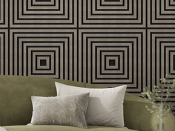 Mexen Linea 13 akusztiaki fali panel 60 x 60 cm (4 db), filc 9 mm, műszaki furnér, Szürke Tölgy - S110-60607-13-043