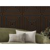 Mexen Linea 13 akusztikus falpanel 60 x 60 cm (4db), 9 mm filc, technikai furnér, Mokka Tölgy - S110-60607-13-045