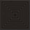 Mexen Linea 13 akusztiaki fali panel 60 x 60 cm (4 db), 9 mm filc, technikai furnér, Fekete Tölgy - S110-60607-13-046