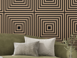 Mexen Lam-B lamele de perete 275 x 30 cm, placă HDF 4 mm, furnir tehnic, Stejar Nisipiu - S100-275307-3015-001