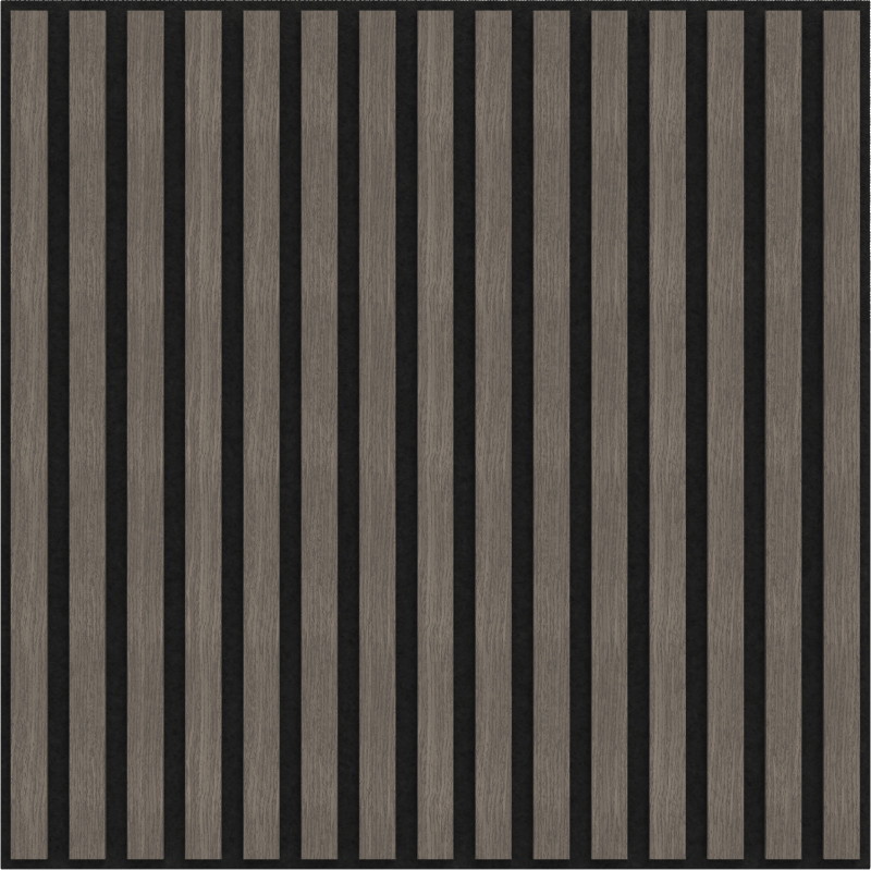 Mexen Linea 15 panou de perete acustic 60 x 60 cm (4buc.), fetru 9 mm, furnir tehnic, Stejar Gri - S110-60607-15-043