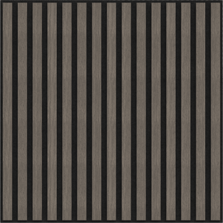 Mexen Linea 15 Akusztikus fali panel 60 x 60 cm (4 db), filc 9 mm, technikai furnér, Szürke Tölgy - S110-60607-15-043