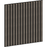 Mexen Linea 15 panou de perete acustic 60 x 60 cm (4buc.), fetru 9 mm, furnir tehnic, Stejar Gri - S110-60607-15-043