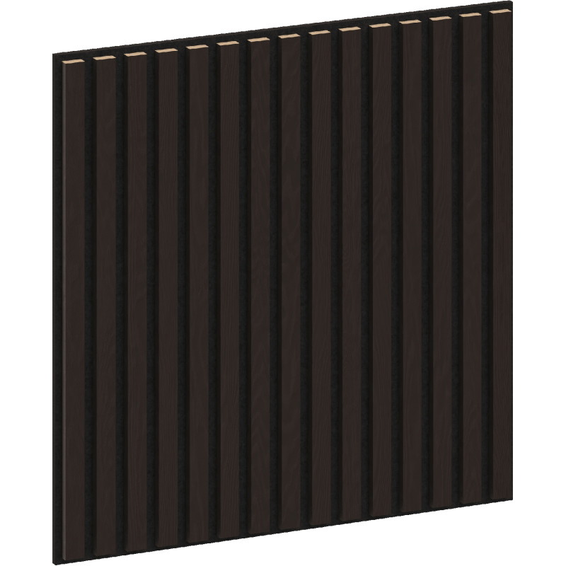 Mexen Linea 15 panou de perete acustic 60 x 60 cm (4 buc.), fetru 9 mm, furnir tehnic, Stejar Negru - S110-60607-15-046