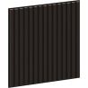 Mexen Linea 15 akusztiaki fali panel 60 x 60 cm (4db), filc 9 mm, technikai furnér, Fekete Tölgy - S110-60607-15-046