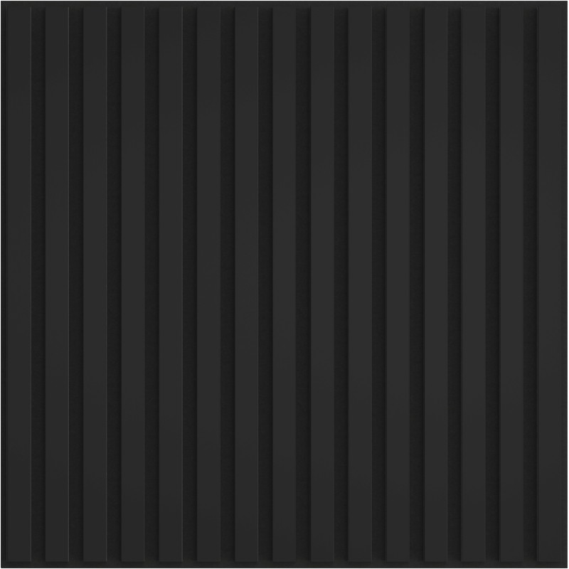 Mexen Linea 15 panou de perete acustic 60 x 60 cm (4buc.), fetru 9 mm, furnir tehnic, Negru Mat - S110-60607-15-053