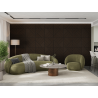 Mexen Linea 25 akusztiikus fali panel 60 x 60 cm (4 db), 9 mm filc, műszaki furnér, Mocca Tölgy - S110-60607-25-045
