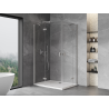Mexen Mist-H Duo cabină de duș de tip swing 70 x 70 cm, transparent, crom - 8A5-070L-070P-01-00