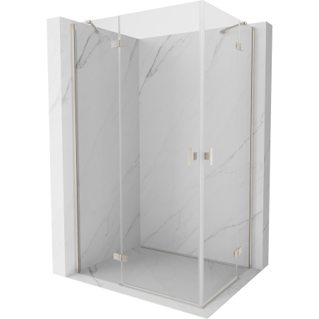 Mexen Mist-H Duo cabină de duș de tip swing 70 x 70 cm, transparent, crom - 8A5-070L-070P-01-00