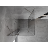 Mexen Mist-H Duo kinyitható zuhanykabin 120 x 120 cm, átlátszó, matt nikkel - 8A5-120L-120P-97-00