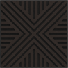 Mexen Linea 26 panou de perete acustic 60 x 60 cm (4 buc.), fetru 9 mm, furnir tehnic, stejar negru - S110-60607-26-046