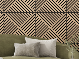 Mexen Lam-B lamele de perete 275 x 30 cm, placă HDF 4 mm, furnir tehnic, Stejar Nisipiu - S100-275307-3015-001