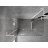 Mexen Mist-H L Duo cabină de duș batantă stânga 95 x 80 cm, transparent, albă - 8A5L-095L-080P-20-00