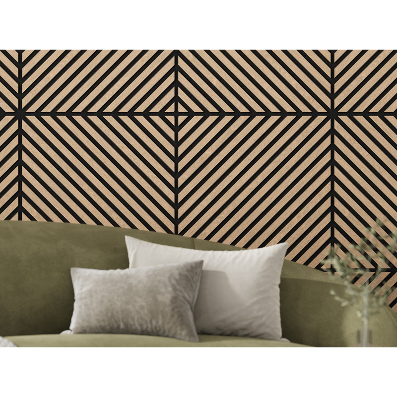 Mexen Lam-B falemezek 275 x 30 cm, 4 mm-es HDF lap, technikai furnér, Homok Tölgy - S100-275307-3015-001
