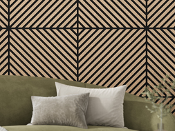 Mexen Lam-B falemezek 275 x 30 cm, 4 mm-es HDF lap, technikai furnér, Homok Tölgy - S100-275307-3015-001