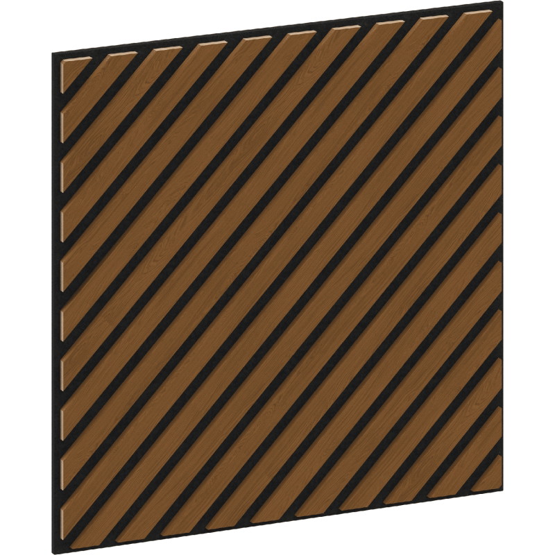 Mexen Linea 39 panou de perete acustic 60 x 60 cm (4 buc.), fetru 9 mm, furnir tehnic, Stejar Natural - S110-60607-39-042