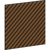 Mexen Linea 39 akusztiaki falpanel 60 x 60 cm (4db), filc 9 mm, műszaki furnér, Natúr Tölgy - S110-60607-39-042