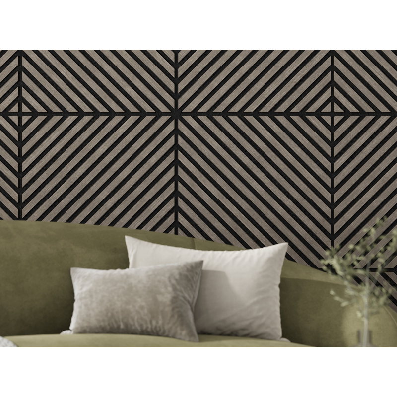 Mexen Lam-B lamele de perete 275 x 30 cm, placă HDF 4 mm, furnir tehnic, Stejar Nisipiu - S100-275307-3015-001