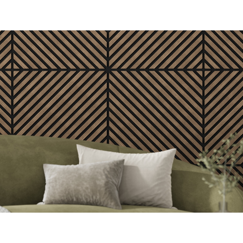 Mexen Lam-B lamele de perete 275 x 30 cm, placă HDF 4 mm, furnir tehnic, Stejar Nisipiu - S100-275307-3015-001