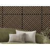 Mexen Lam-B lamele de perete 275 x 30 cm, placă HDF 4 mm, furnir tehnic, Stejar Nisipiu - S100-275307-3015-001