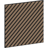 Mexen Linea 39 akuszitikus fali panel 60 x 60 cm (4db), filc 9 mm, műszaki furnér, Világos Dió - S110-60607-39-047