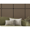 Mexen Lam-B falemezek 275 x 30 cm, 4 mm-es HDF lap, technikai furnér, Homok Tölgy - S100-275307-3015-001