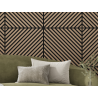 Mexen Lam-B lamele de perete 275 x 30 cm, placă HDF 4 mm, furnir tehnic, Stejar Nisipiu - S100-275307-3015-001