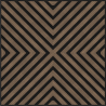 Mexen Linea 01 akusztikus fali panel 60 x 60 cm (4 db), 9 mm filc, technikai furnér, Sötét Dió - S110-60607-01-044