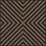 Mexen Linea 01 akusztikus fali panel 60 x 60 cm (4 db), 9 mm filc, technikai furnér, Sötét Dió - S110-60607-01-044