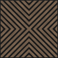 Mexen Linea 01 panou de perete acustic 60 x 60 cm (4 buc.), fetru 9 mm, furnir tehnic, Nuc Întunecat - S110-60607-01-044