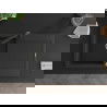 Chiuvetă granitică Mexen Leo cu 1 cameră, scurgător și baterie de bucătărie Duero, negru/argintiu metalic - 6501-73-671600-70