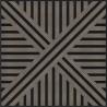 Mexen Linea 05 akusztikus fali panel 60 x 60 cm (4 db), filc 9 mm, technikai furnér, Szürke Tölgy - S110-60607-05-043