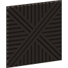 Mexen Linea 05 panou de perete acustic 60 x 60 cm (4buc.), fetru 9 mm, furnir tehnic, Stejar Negru - S110-60607-05-046