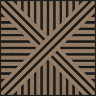 Mexen Linea 05 panou de perete acustic 60 x 60 cm (4 buc.), pâslă 9 mm, furnir tehnic, Nuc Deschis - S110-60607-05-047