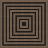 Mexen Linea 13 panou de perete acustic 60 x 60 cm (4 buc.), fetru 9 mm, furnir tehnic, Nuc Închis - S110-60607-13-044