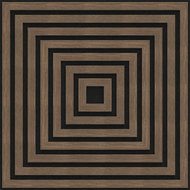 Mexen Linea 13 akusztikus falpanel 60 x 60 cm (4 db), 9 mm filc, technikai furnér, Sötét Dió - S110-60607-13-044