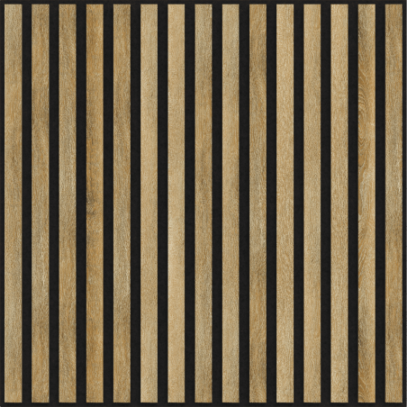 Mexen Linea 15 akusztikai fali panel 60 x 60 cm (4 db), filc 9 mm, műszaki furnér, Mézes Tölgy - S110-60607-15-066