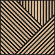 Mexen Linea 25 panou de perete acustic 60 x 60 cm (4 buc.), fetru 9 mm, furnir tehnic, Stejar Înălbit - S110-60607-25-040