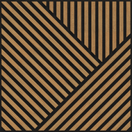 Mexen Linea 25 60 x 60 cm akusztikai falpanel (4 darab), 9 mm filc, technikai furnér, Classic tölgy - S110-60607-25-041