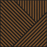 Mexen Linea 25 panou de perete acustic 60 x 60 cm (4 buc.), fetru 9 mm, furnir tehnic, Stejar Natural - S110-60607-25-042