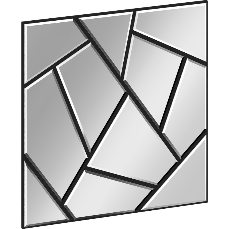 Mexen Form 04 Akusztikus fali panel 60 x 60 cm (4 db), filc 9 mm, műszaki furnér, Tükör - S111-60607-04-099