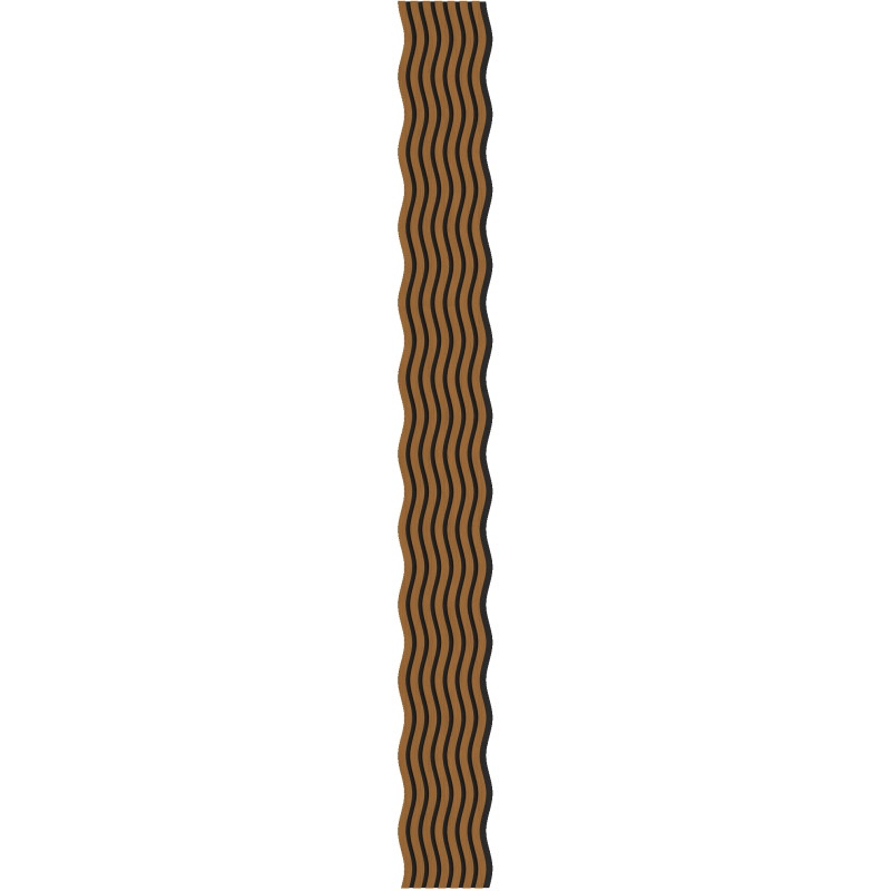 Mexen Lam-SF 01 280 x 30 cm akusztikus fali lamellák, filc 9 mm, műszaki furnér, Természetes Tölgy - S106-280-01-042