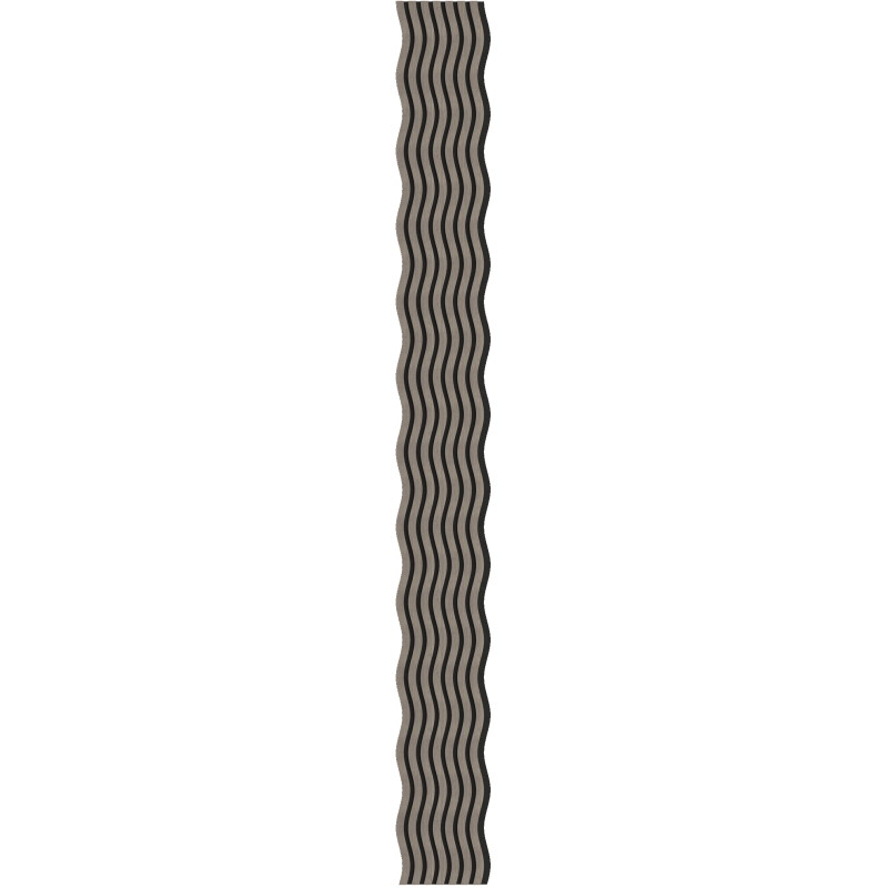 Mexen Lam-SF 01 Akusztikus fali lamellák 280 x 30 cm, 9 mm filc, technikai furnér, Szürke Tölgy - S106-280-01-043