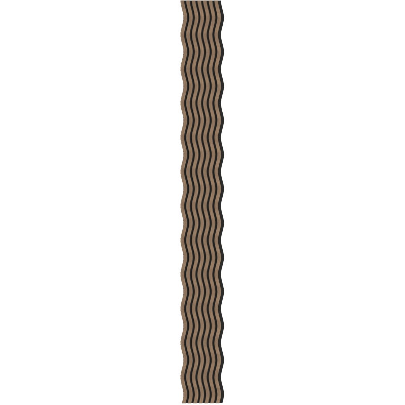 Mexen Lam-SF 01 lamele de perete acustice 280 x 30 cm, fetru 9 mm, furnir tehnic, Nuc Întunecat - S106-280-01-044