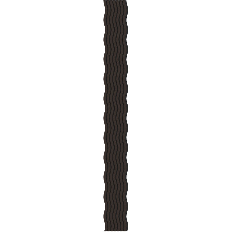 Mexen Lam-SF 01 Akusztikus fali lamellák 280 x 30 cm, 9 mm filc, technikai furnér, Fekete Tölgy - S106-280-01-046
