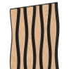 Mexen Lam-SF 01 Lam-SF 26 lamele acustice de perete 280 x 30 cm, fetru 9 mm, furnir tehnic, Stejar Alb - S106-280-26-040