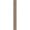 Mexen Lam-SF 01 Lam-SF 26 lamele acustice de perete 280 x 30 cm, fetru 9 mm, furnir tehnic, Stejar Alb - S106-280-26-040
