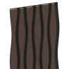 Mexen Lam-SF 01 Lam-SF 26 lamele de perete acustice 280 x 30 cm, fetru 9 mm, furnir tehnic, Stejar Mocca - S106-280-26-045
